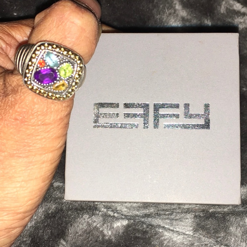 💥 Effy ring 925/ 18k gems 💎 Stone
